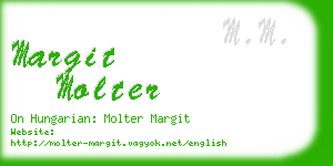 margit molter business card